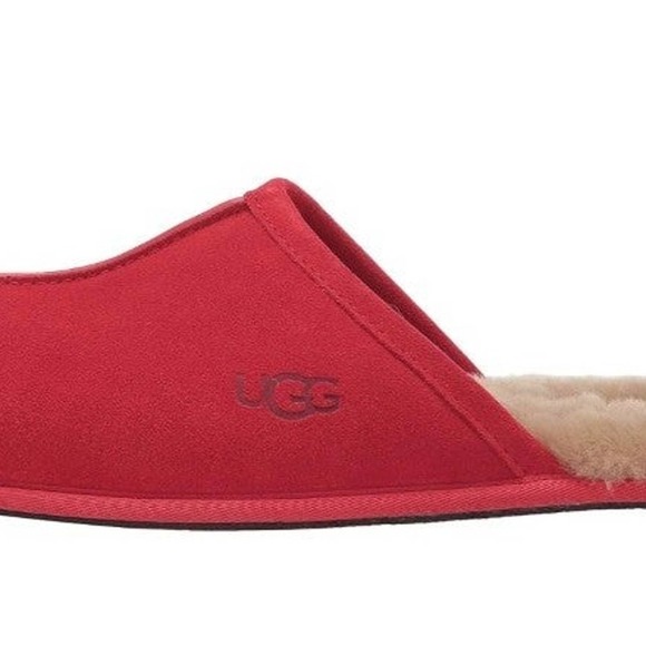 Ugg mens slip on slipper shoe red size 10